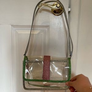House of Harlow 1969 x Revolve clear pvc bag